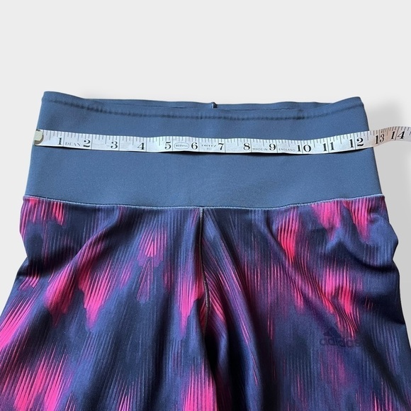 Adidas Leggings Climalite High Waist Pink Gray Spacedye Small - Picture 9 of 9